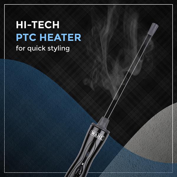 Wahl Hi-Tech PTC Heater Hair Curler - Black - Multi-Stylers
