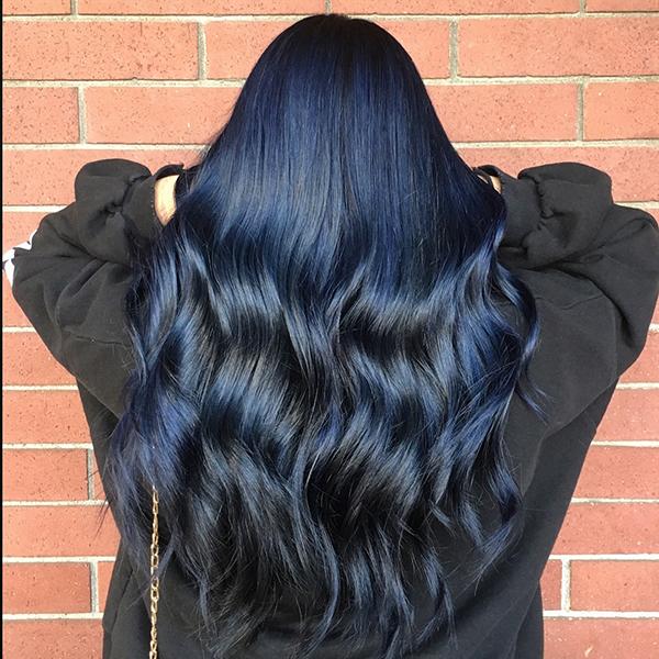 Bronson Professional Hair Extensions Out Curl 5 Clip-In 24 inch Jet Black No 1 1's - Hair Clips/Bands