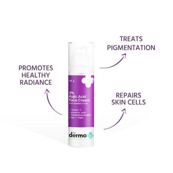 The Derma Co. 2 Percent Kojic Acid Cream Face Cream Vitamin C 30gm - Bb & Cc Creams