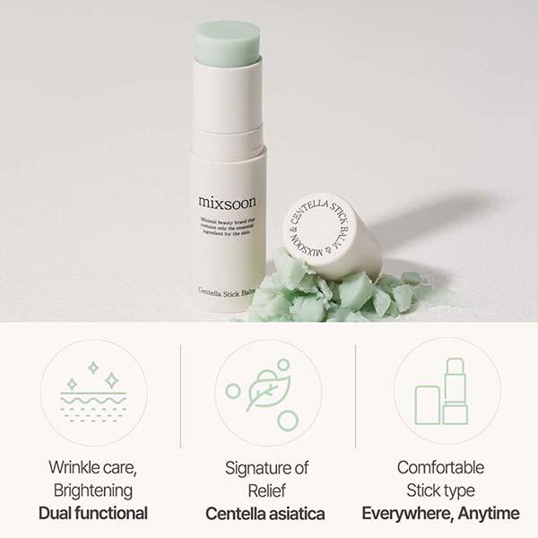 Mixsoon Centella Stick Balm 11.5 ml - Face Moisturizers