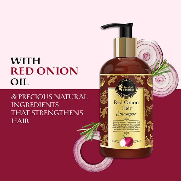 Oriental Botanics Red Onion Hair Shampoo 300 ml - Shampoos