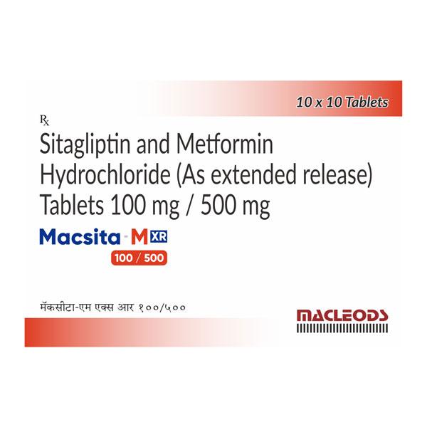 MACSITA M XR 100/500 Tablet 10's - Diabetes-Ant