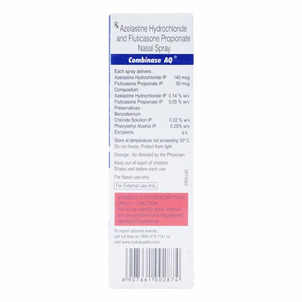 Combinase AQ Nasal Spray 70Md - Nasal Congestion-Nas