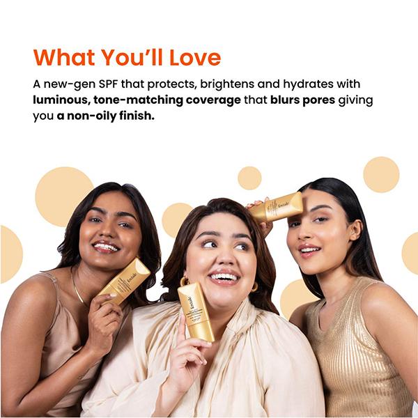 Foxtale Perfect Match Tinted Fluid Susncreen (Clay) 50 ml - Body Sunscreen