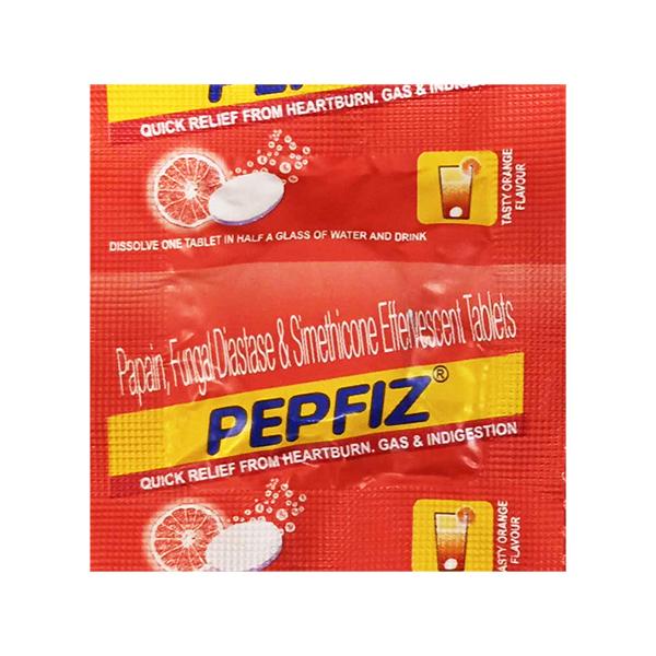 Netmeds | PEPFIZ TASTY ORANGE FLAVOUR Effervescent Tablet 2's