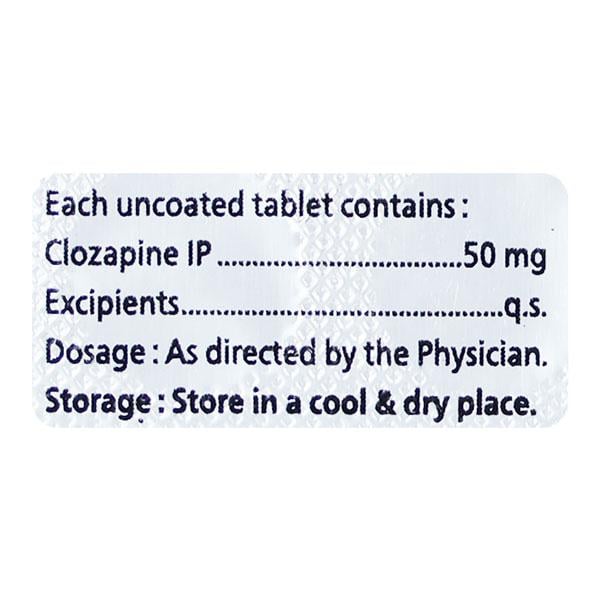CLOZEST 50mg Tablet 10's - Schizophrenia-Aps
