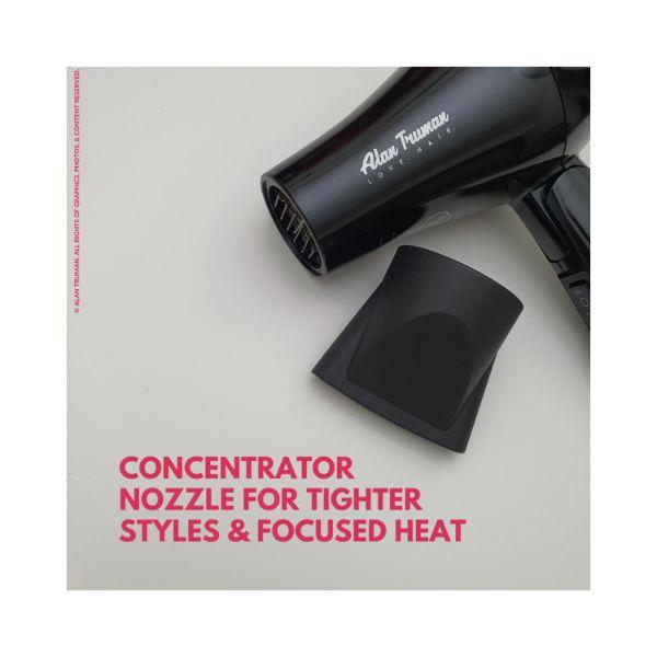 Alan Truman Mini Dryer - 1000 Watts Dc Motor Hair Dryer - Black 1's - Hair Dryers