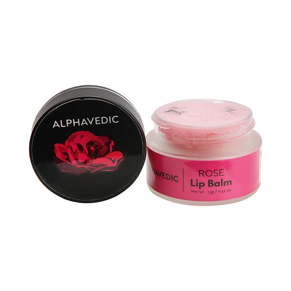 Netmeds | Alphavedic Rose Lip Balm 15 gm