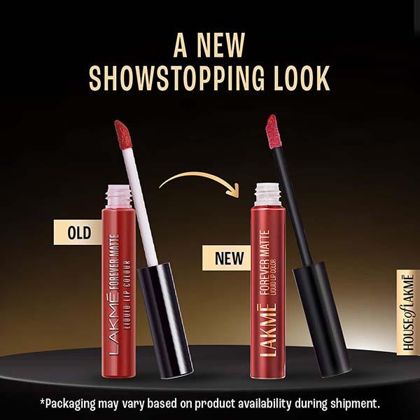 Lakme Forever Matte Liquid Lip, 16hr Lipstick, Nude Hue 5.6ml - Liquid Lipsticks