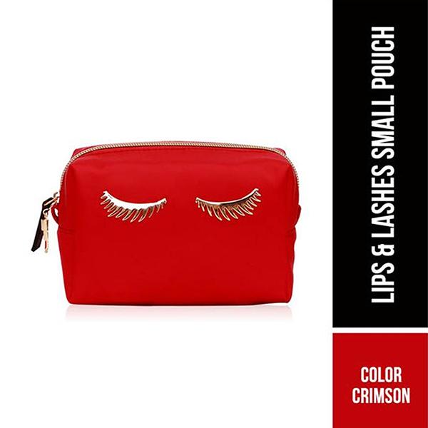 Netmeds | Colorbar Lips & Lashes (Small Pouch) - Crimson 1's
