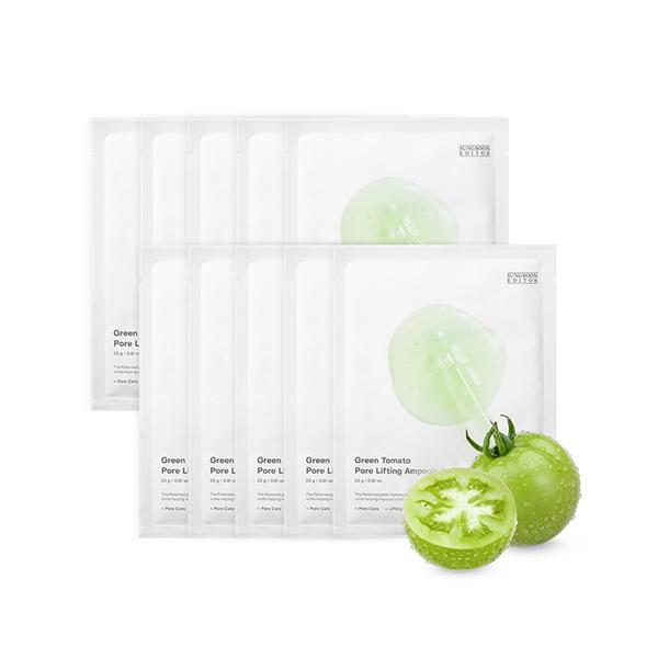 Netmeds | Sungboon Editor Green Tomato Pore Lifting Ampoule Mask 23 gm