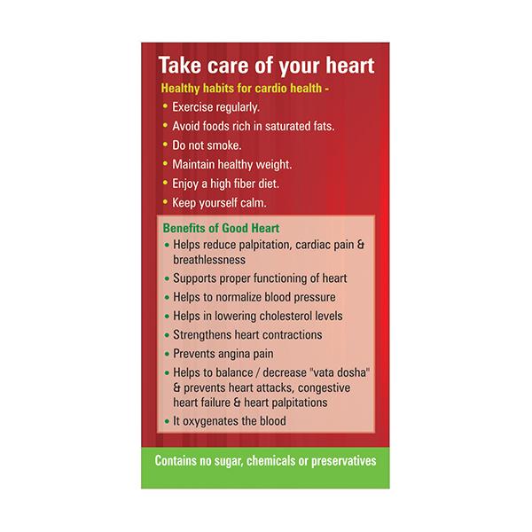 Goodcare Good Heart Herbal Heart Care Capsule 60's - Speciality Medicines