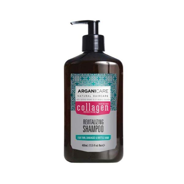 Arganicare Revitalizing Organic Argan Oil and Collagen Shampoo 400 ml