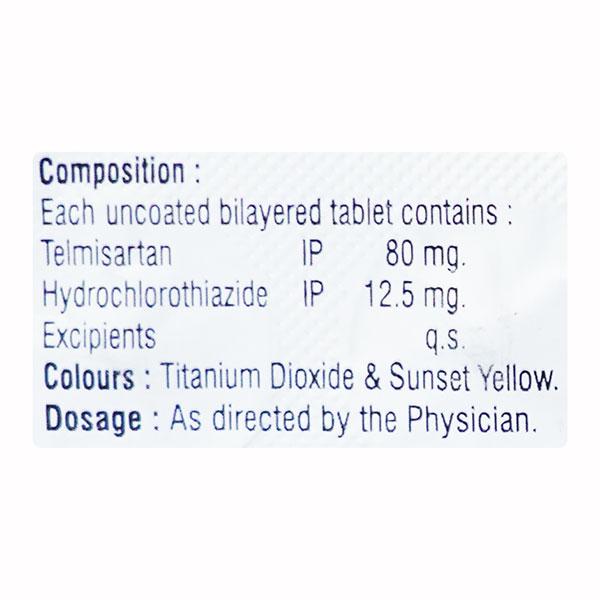 TELKONOL H 80mg Tablet 10's - Hypertension-Ang