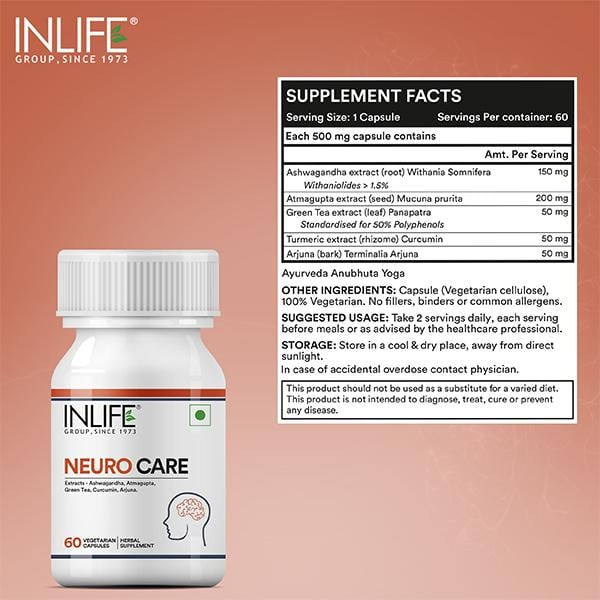 INLIFE Neuro Care Capsule 60's - Vital Health