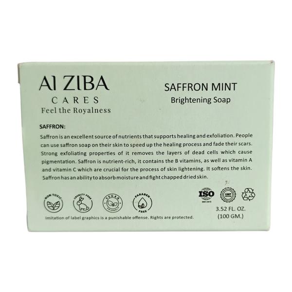 Alziba Cares Soap - Saffron Mint 100 g - Soaps