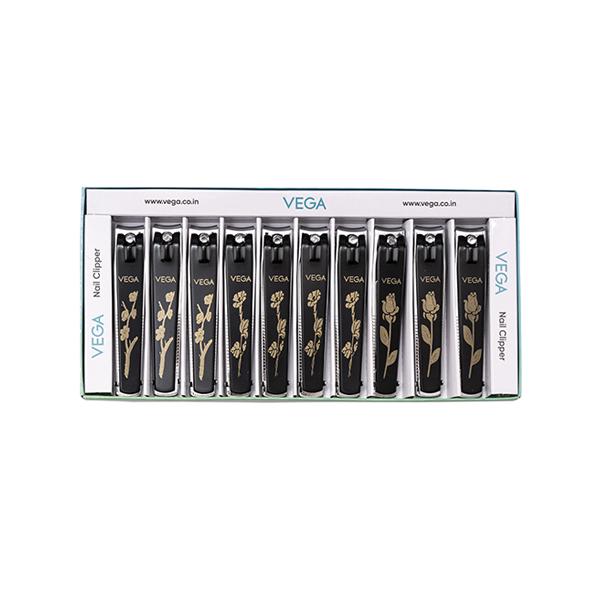 Vega Nail Clipper Set Of 10 Pcs (LNCB - 03) 490 gm