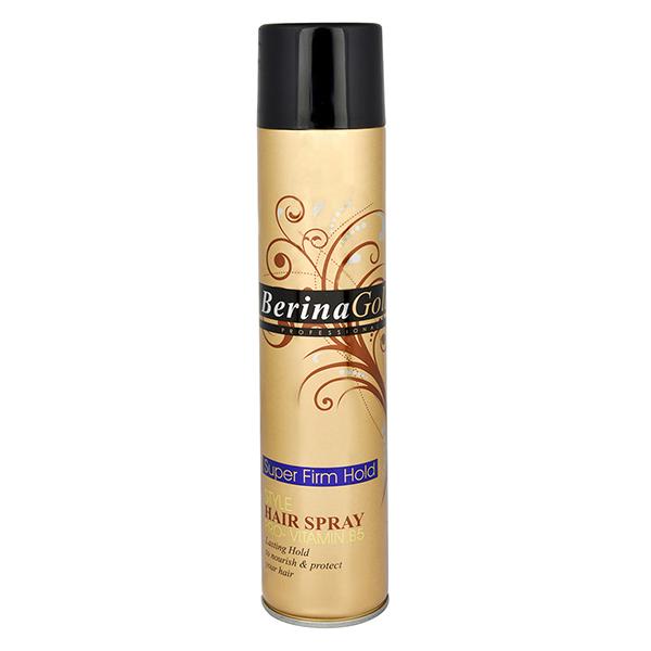 Netmeds | Berina Hair Spray Mega Hold Gold 450 ml