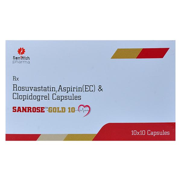 SANROSE GOLD 10 Capsule 10's - Blood Clot-Ant