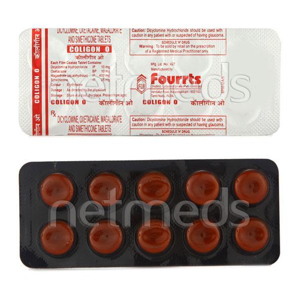 Coligon O Tablet 10'S - Muscle Spasm-Ant