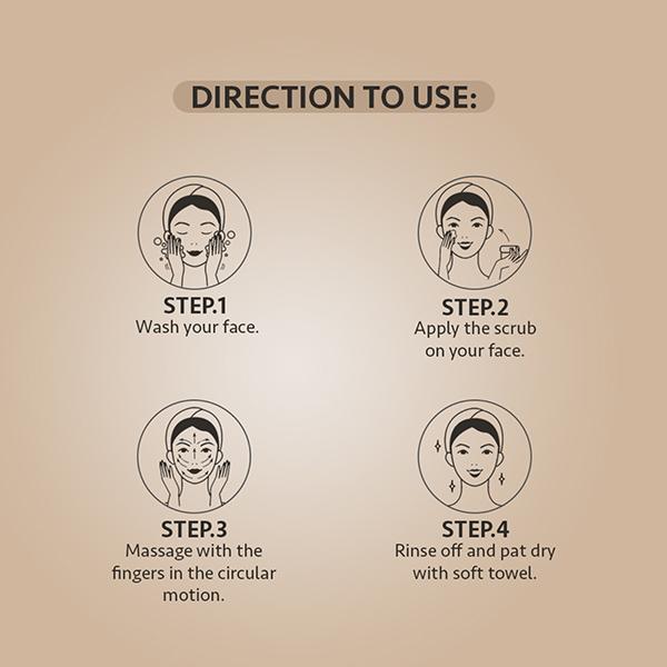 Berina Go Glow By Berina Chocolate & Coffee Beans Face Scrub 500 ml - Face Scrubs