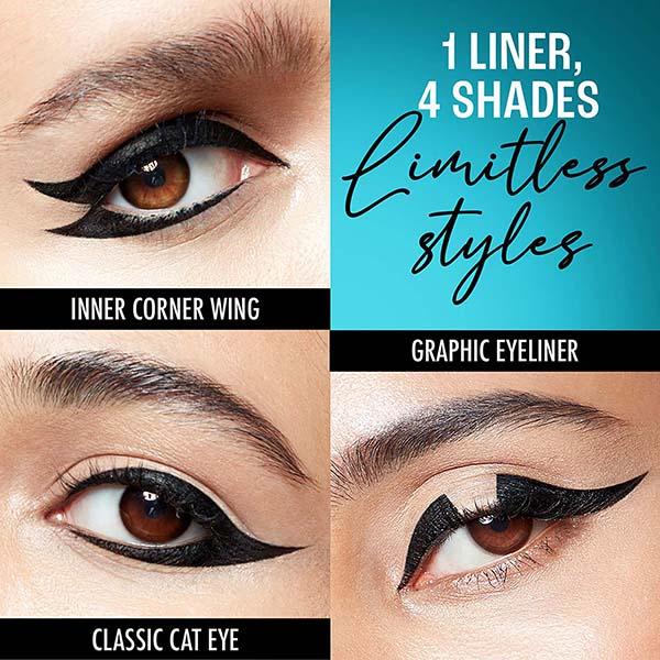 Lakme 9 to 5 Eyeconic Liquid Eyeliner Smudgeproof, Waterproof, lasts upto 24 Hrs, Black, 4.5 ml - Eyeliners