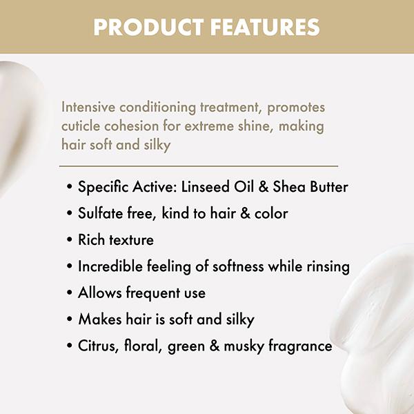 Alfaparf Milano Diamond Illuminating Mask - Splitend Repair, Shine, Straight,Wavy Hair 200 ml - Hair Masks & Packs