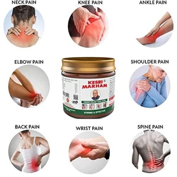Kesri Marham Pain Relief Ointment (Pack of 2 x 100 gm) 1's - Pain Relief (Ayush)