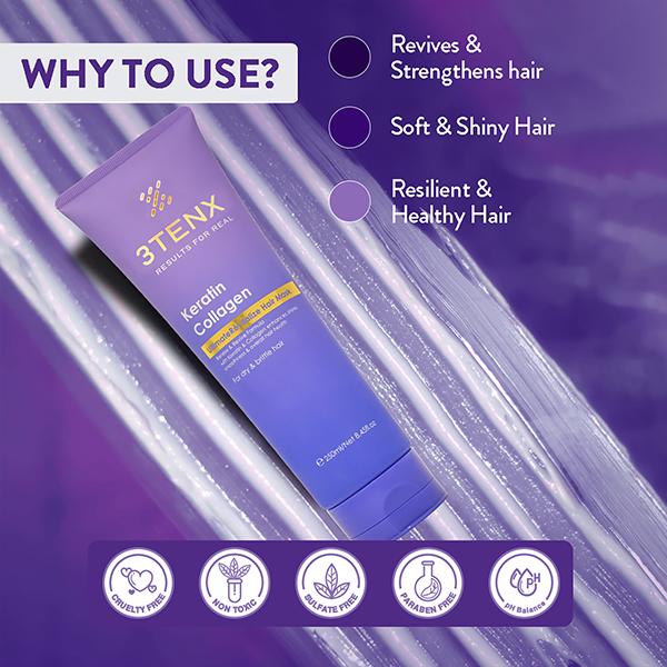 3TENX Ultimate Revitalize Hair Mask 250 ml - Hair Masks & Packs