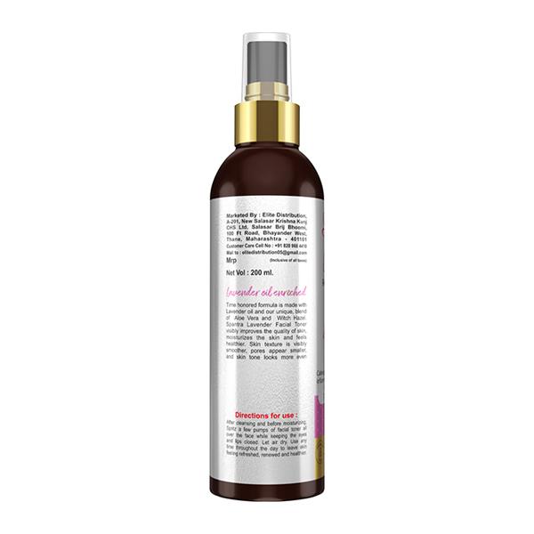 Spantra Lavender Facial Skin Toner 200 ml - Toners