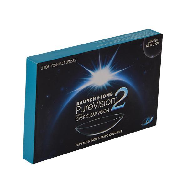 Bausch & Lomb PureVision2 HD Monthly Contact Lens - 6 Lens/Box (-2.0) - Eyecare Lenses
