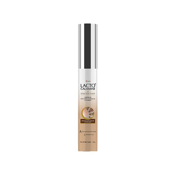Lacto Calamine Under Eye Cream for Dark Circles, Fine Lines and Puffy Eyes, Enriched with Coffee 15 gm - Under Eye Creams & Serums