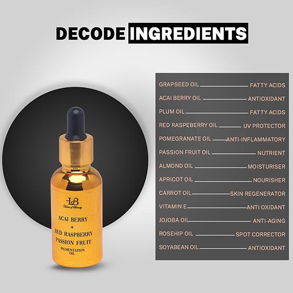 House of Beauty Pigmentation Oil For Pigmented Skin, Reduces Melanin, Uneven Skin Tone 30ml - Face Oils