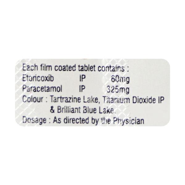 ETOGLOBE P Tablet 10's - Pain relief-Ano