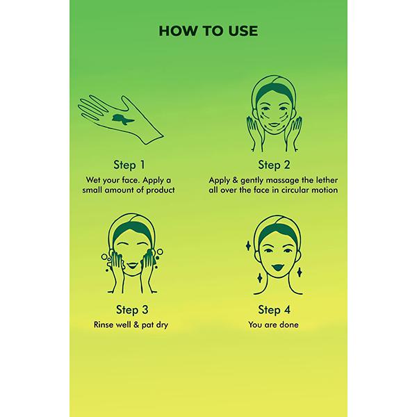 Organic Harvest Acne Control Face Wash - Organic Neem & Tea Tree 50 gm - Face Wash & Cleansers