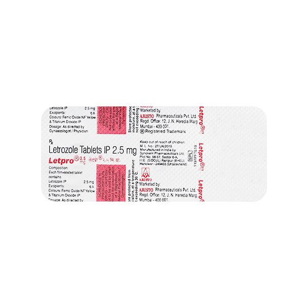 Letpro 2.5mg Tablet 5'S - Cancer Oncology-Hor