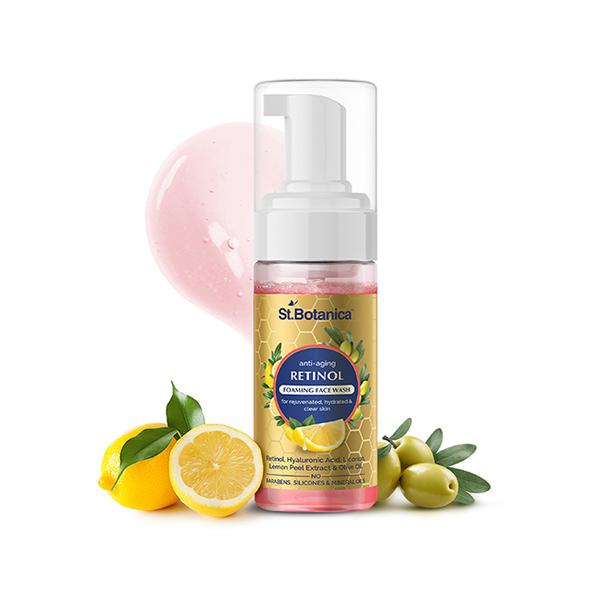 Stbotanica Retinol Anti Aging Foaming Face Wash 120 ml - Scrubs & Exfoliants