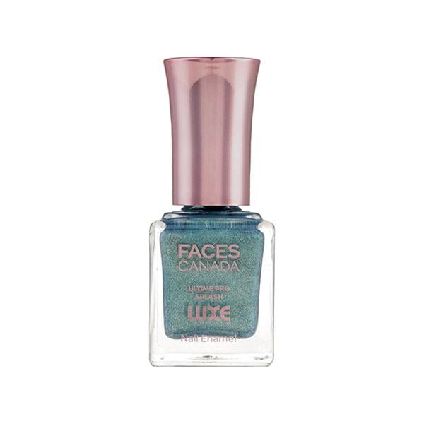 Faces Canada Ultime Pro Splash Luxe Nail Enamel - Aurora Blue (L33) 12 ml - Nail Polish