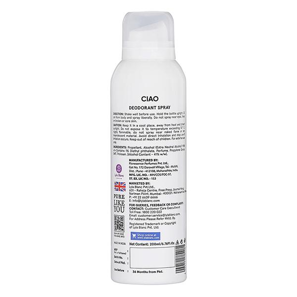 Naughty Girl Ciao Deodorant 200 ml - Women Deodorants/Roll-Ons