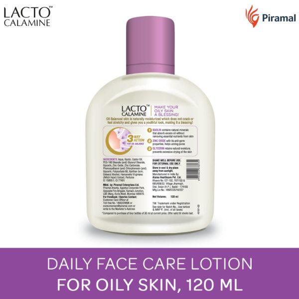 Lacto Calamine Oil Balance for Oily Skin Lotion 120 ml - Lotions & Creams