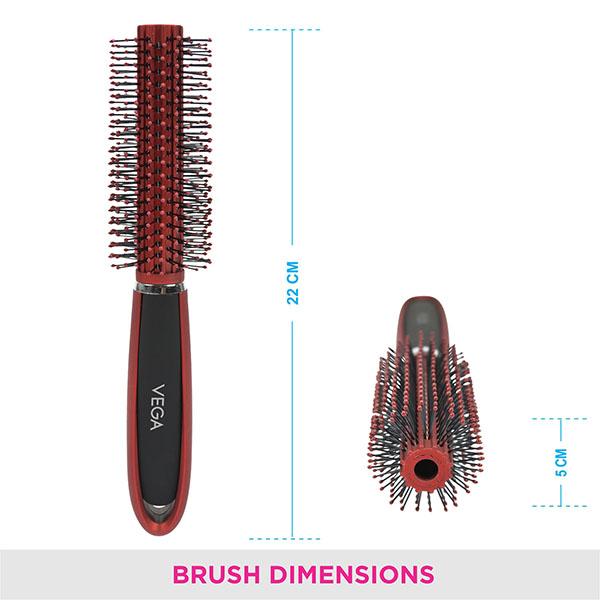 Vega Round Brush (E9 - RB) 98 gm - Hair Brushes