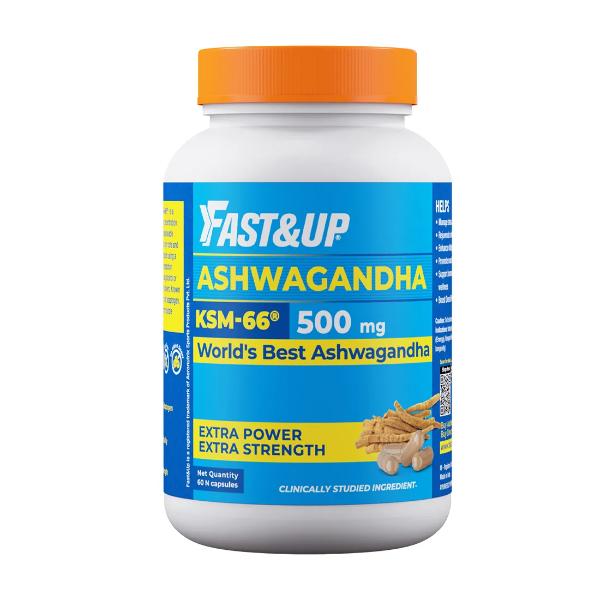 Netmeds | Fast&Up Ashwagandha (KSM-66) 500 mg Capsule 60's