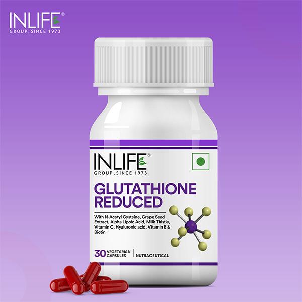 INLIFE Glutathione Reduced Vegetarian Capsules 30's - Multi-Vitamins