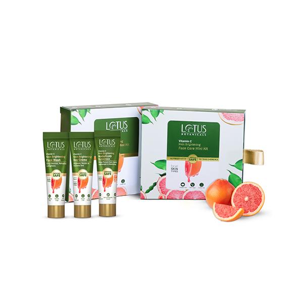 Netmeds | Lotus Botanicals Skin Brightening Vitamin C Face Care Mini kit, All Skin Types 1's