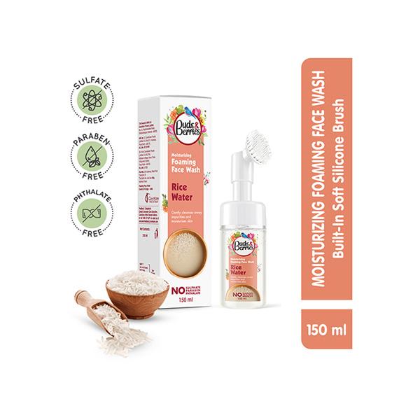 Buds & Berries Rice Water Face Wash & Cleansers Pump Pack 150 ml - Face Wash & Cleansers