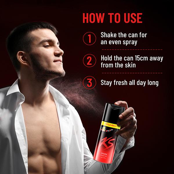 Kama Sutra Deodorant - Spark 220ml - Men Deodorants/Roll-Ons