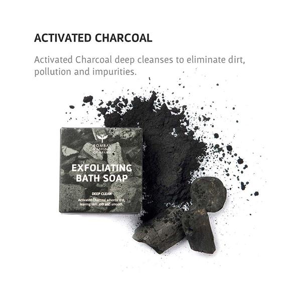 Bombay Shaving Company Charcoal Deep Cleansing Bath Soap 100 gm - Soaps