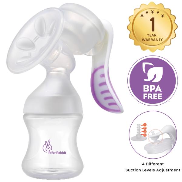 Netmeds | R for Rabbit First Feed Breast Pump - Purple 1's