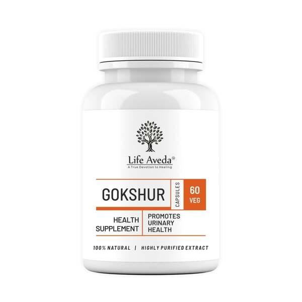 Life Aveda Gokshur Veg Capsule 60's - Pure Herbs
