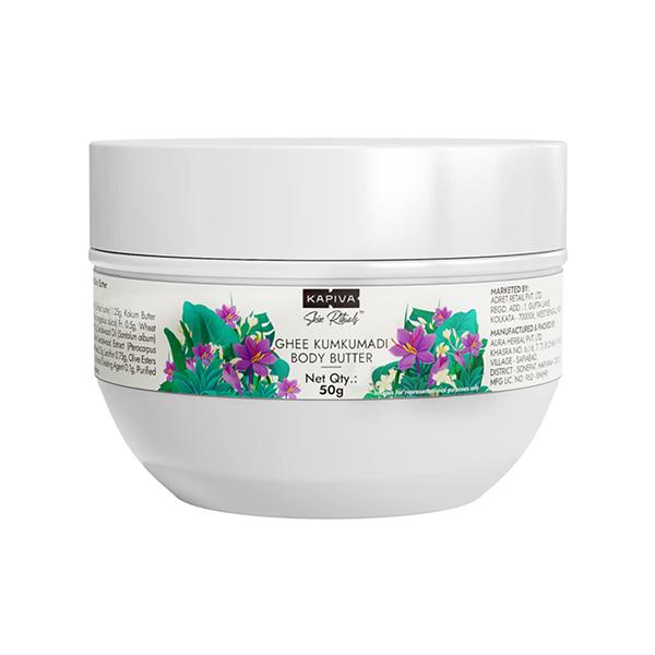 Kapiva Ayurveda Ghee Kumkumadi Body Butter 50 gm - Body Butter